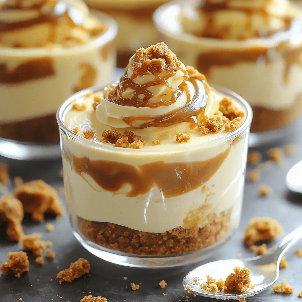 No-Bake Biscoff Cheesecake Cups Indulge and Delight