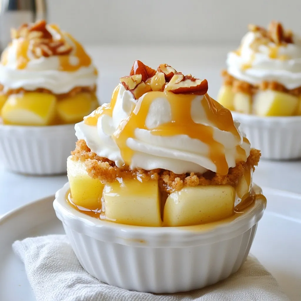 Caramel Apple Dessert Cups Delightful and Simple Treat