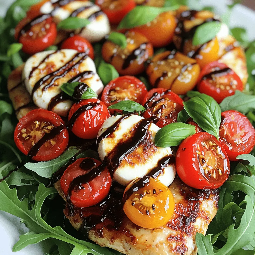 Delicious Best Caprese Chicken with Balsamic Glaze