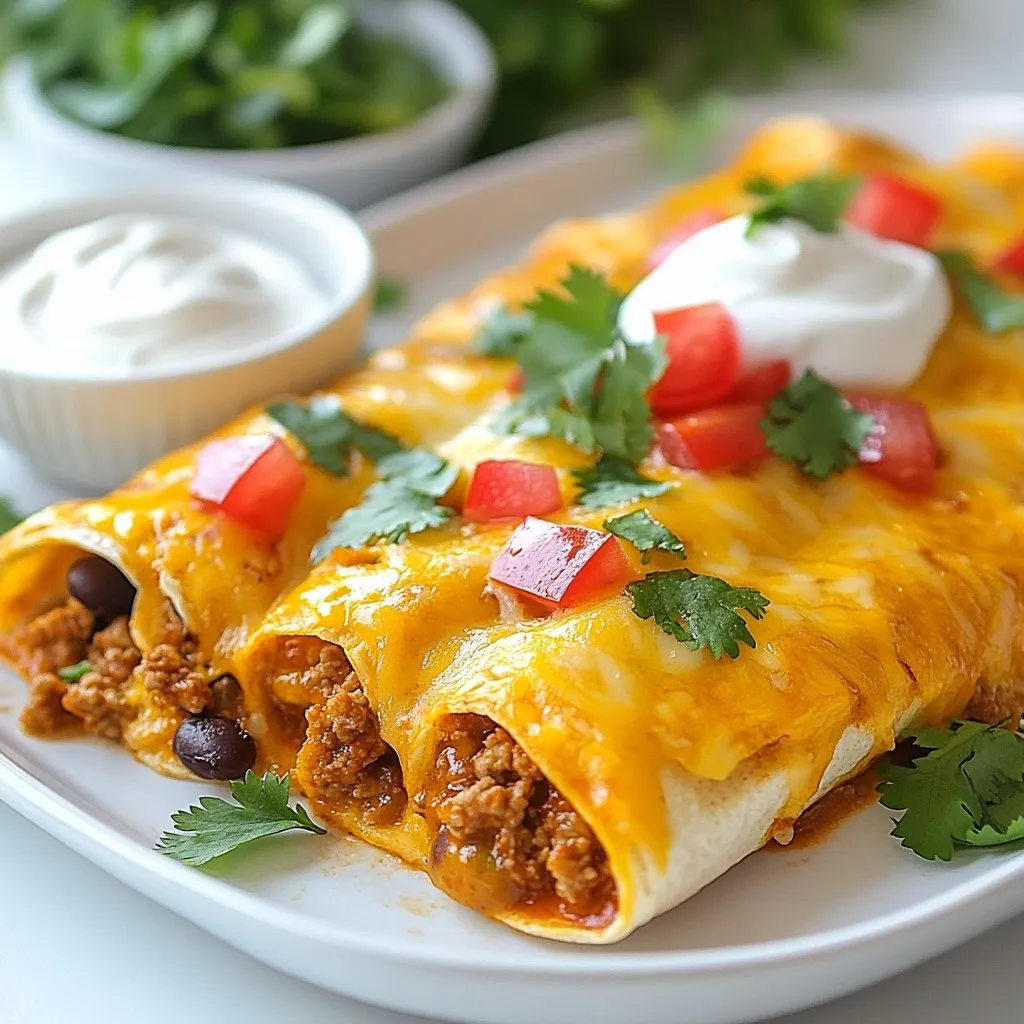 Ingredient Beef Enchiladas Flavorful and Simple Recipe