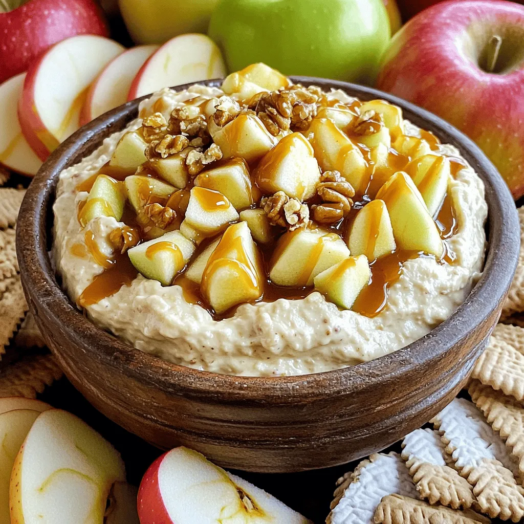Caramel Apple Cheesecake Dip Smooth and Irresistible