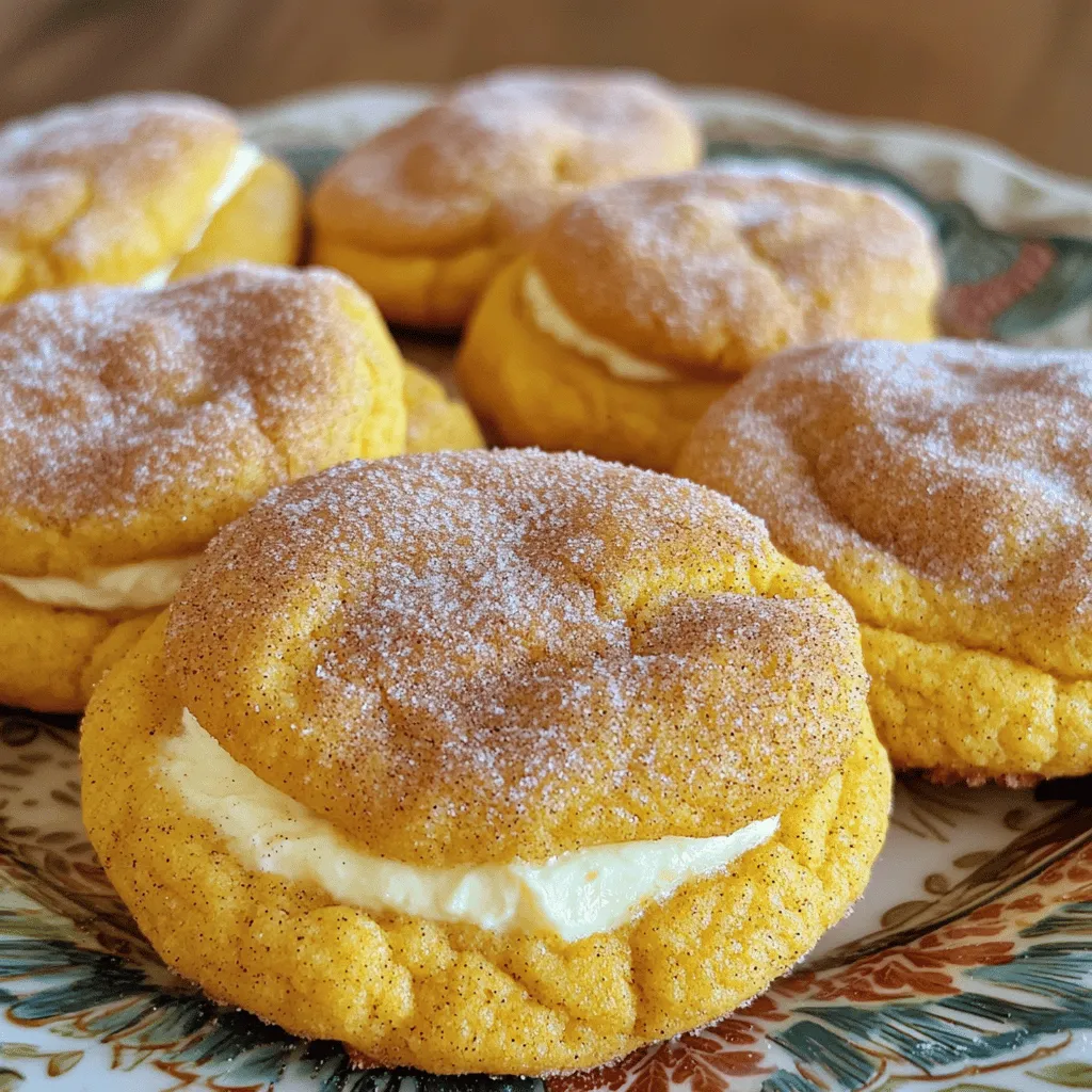 Pumpkin Cheesecake Snickerdoodle Cookies Delight
