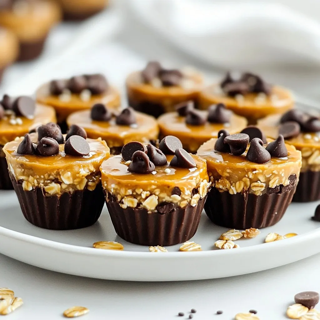 Peanut Butter Oat Cups No Bake Delightful Snack