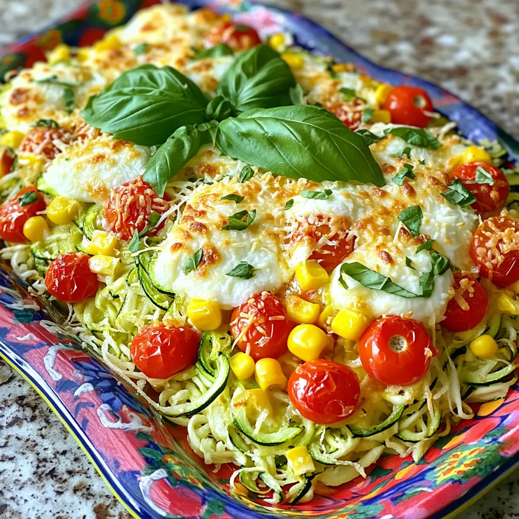 Summer Garden Crustless Zucchini Pie Nourishing Dish