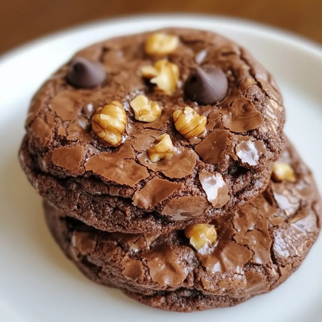 Chocolate Brownie Cookies Easy and Indulgent Treat