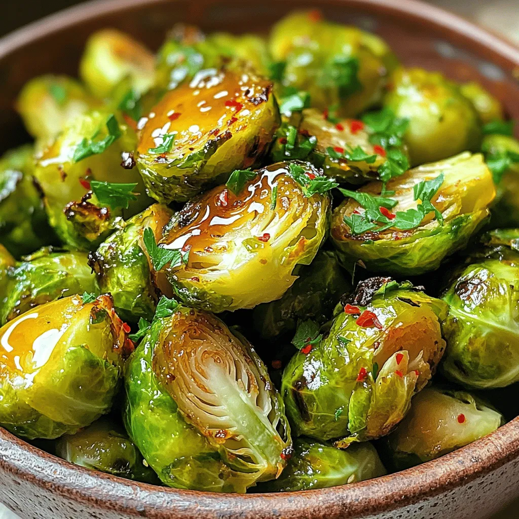 Hot Honey Brussels Sprouts Flavorful and Delectable Dish