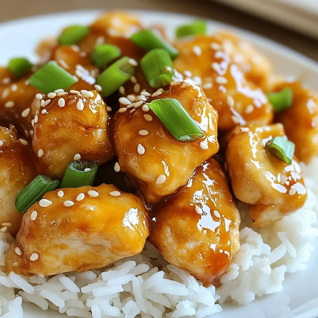 Gluten-Free Honey Sesame Chicken Copycat Delight