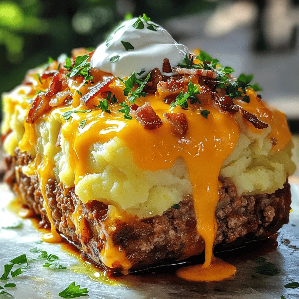 Loaded Potato Meatloaf Savory and Hearty Meal Idea