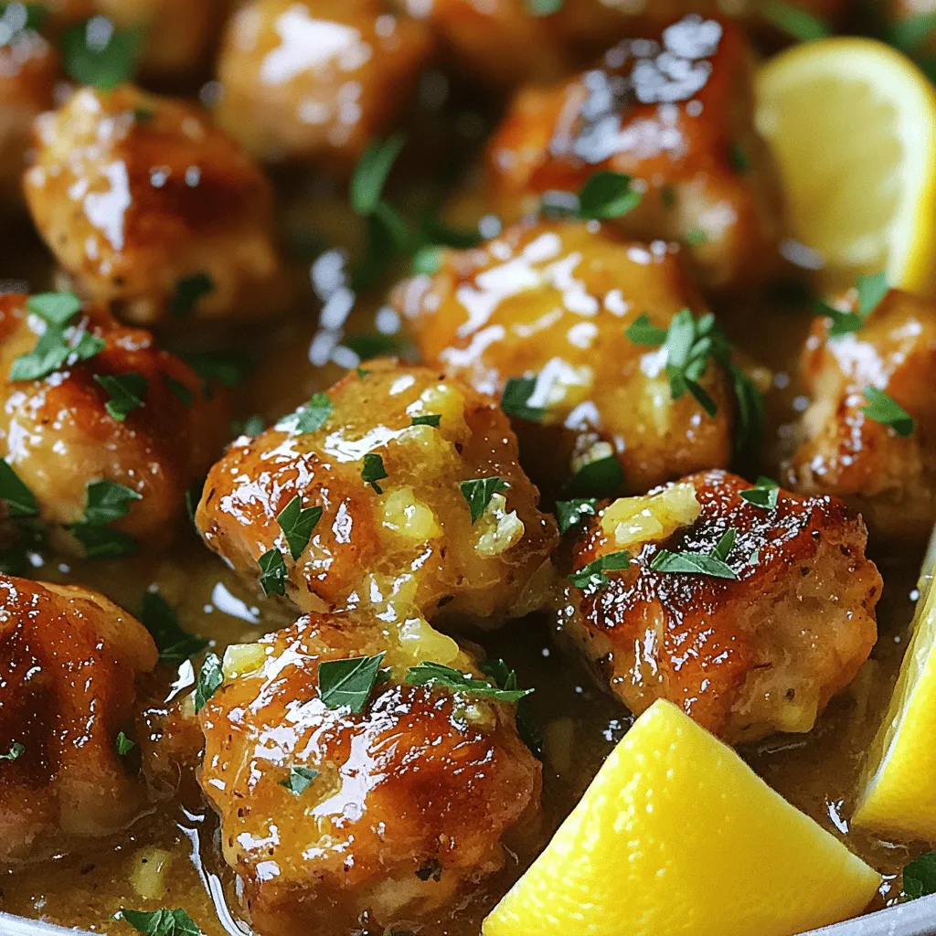 Garlic Butter Chicken Bites Simple and Flavorful Dish