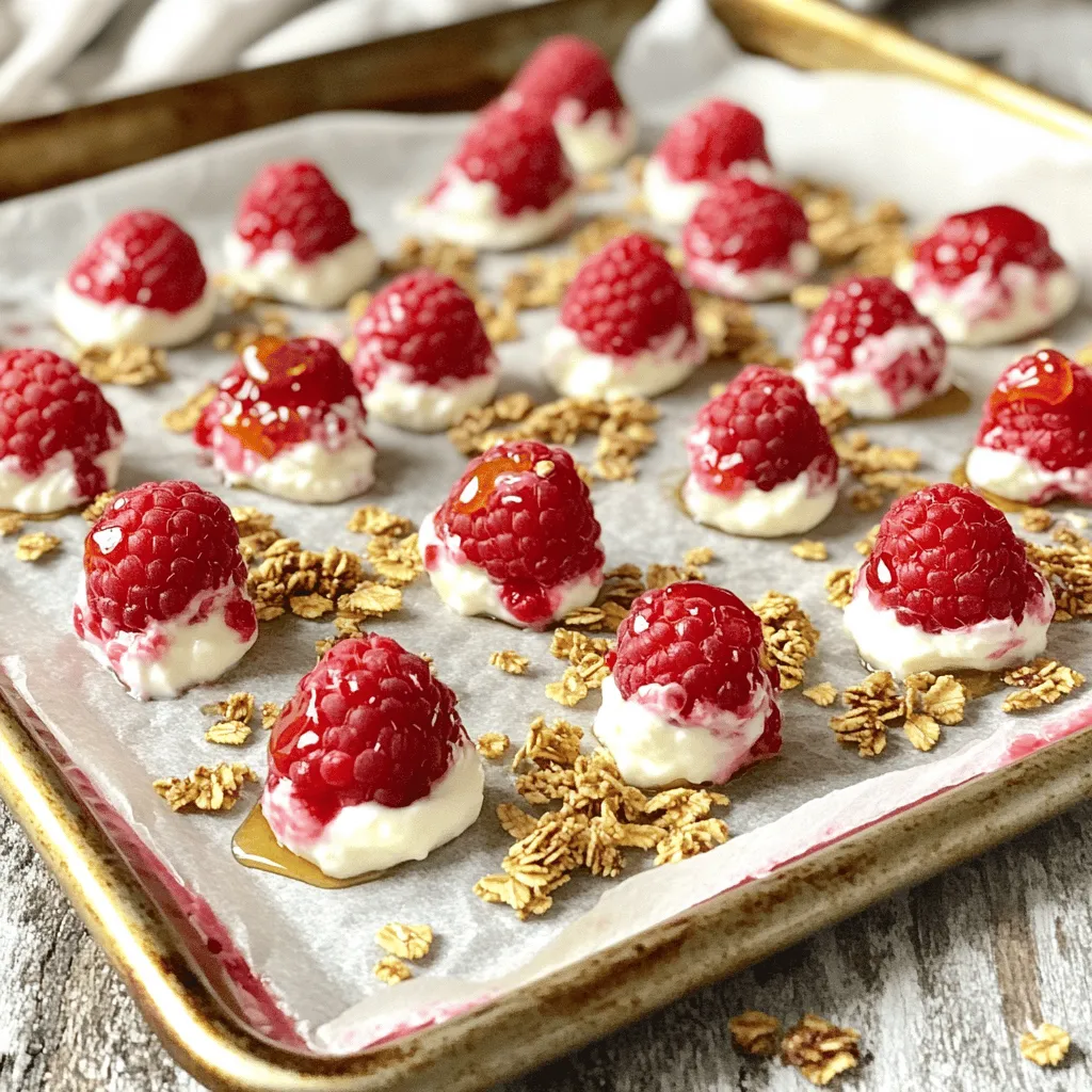 Raspberry Yogurt Clusters Easy and Delightful Treat