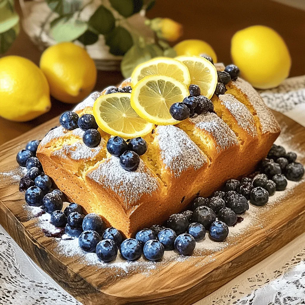 Lemon Blueberry Bread Flavorful and Simple Recipe