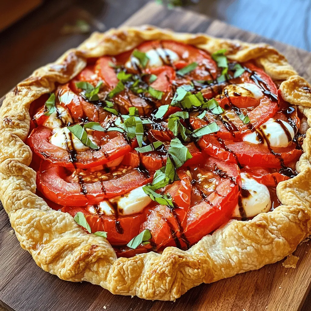 Savory Tomato Galette Simple and Flavorful Recipe