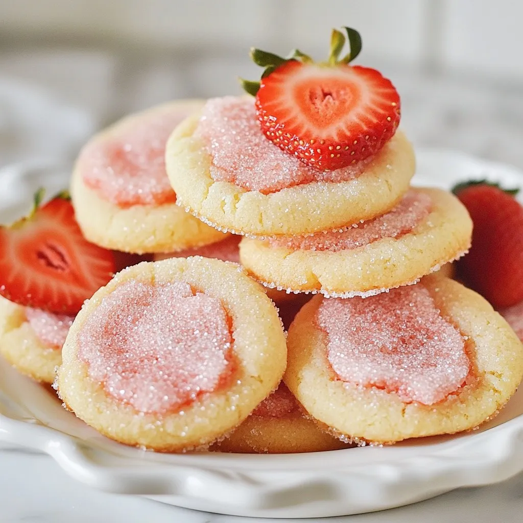 Soft Strawberry Sugar Cookies Irresistibly Delicious Treat