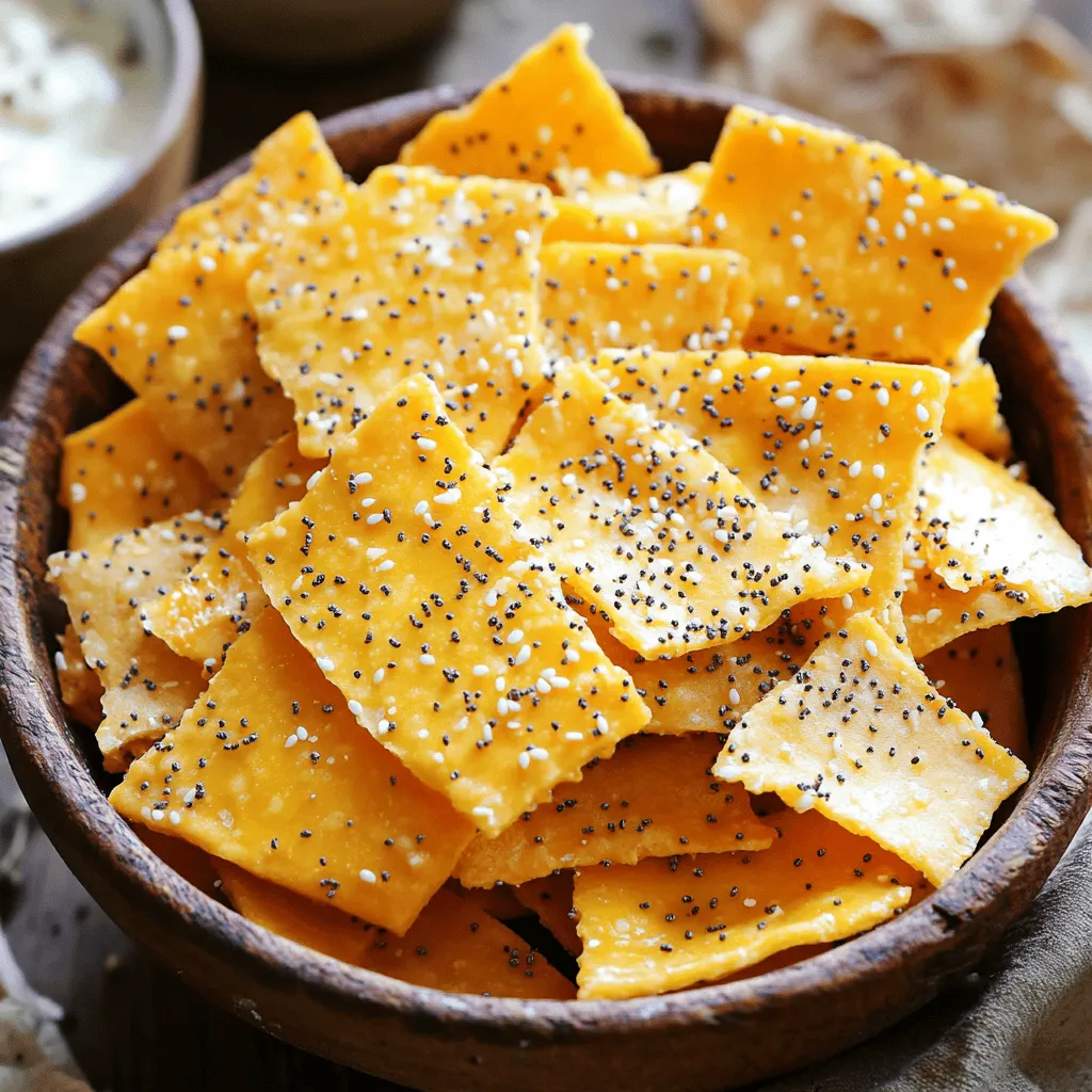 Keto Everything Bagel Cheese Chips Easy Snack Recipe