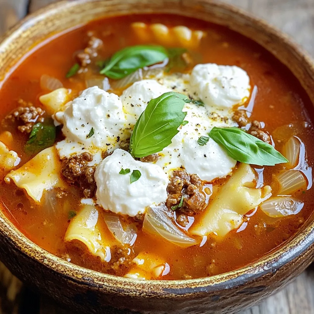 Instant Pot Lasagna Soup Flavorful Comfort Bowl