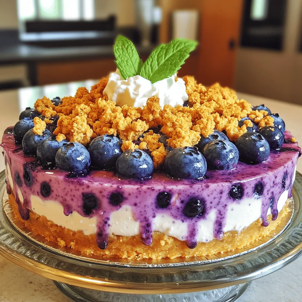 Blueberry Crumble Cheesecake Delightful and Simple Recipe