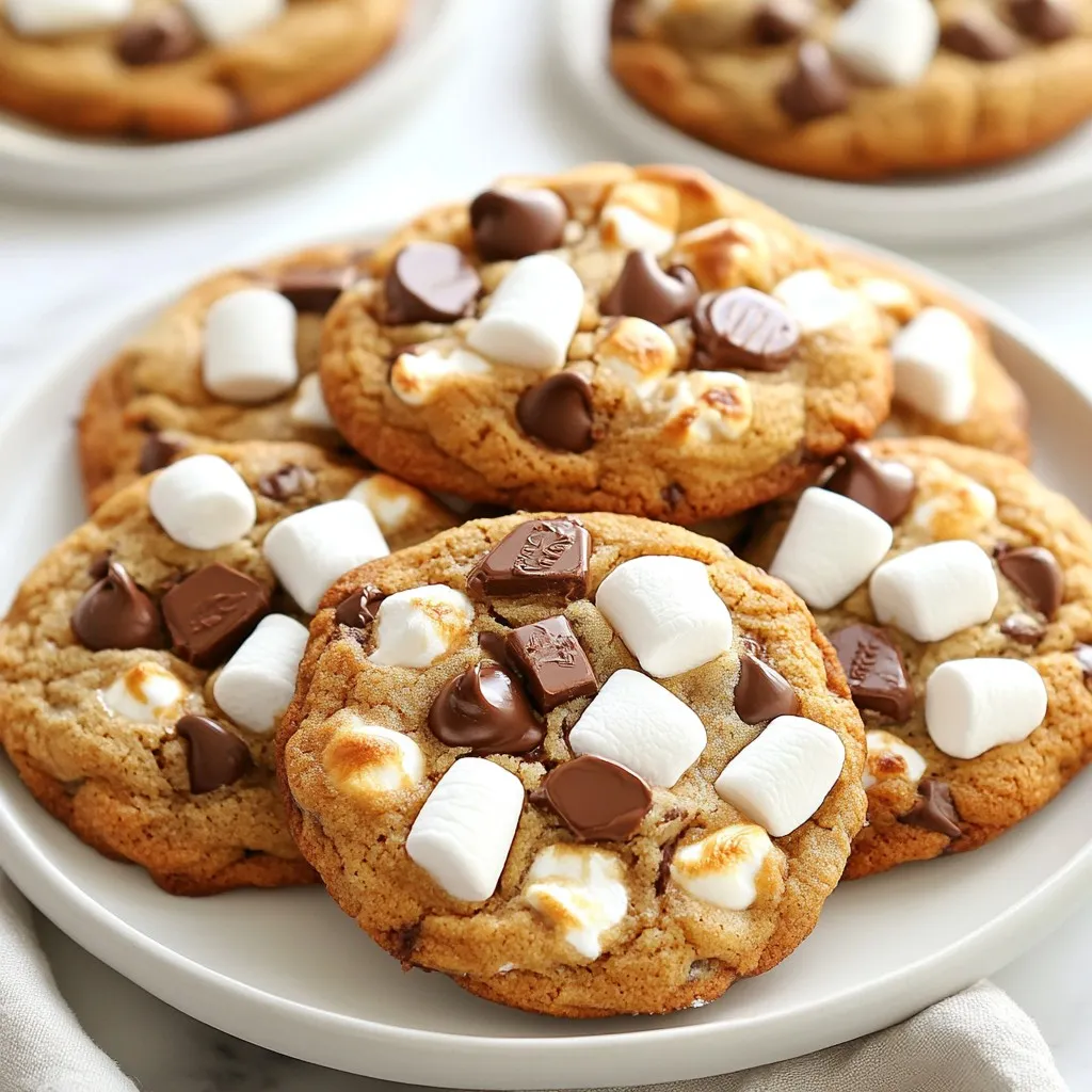 Gooey S&#8217;mores Cookies Irresistible Treat Recipe