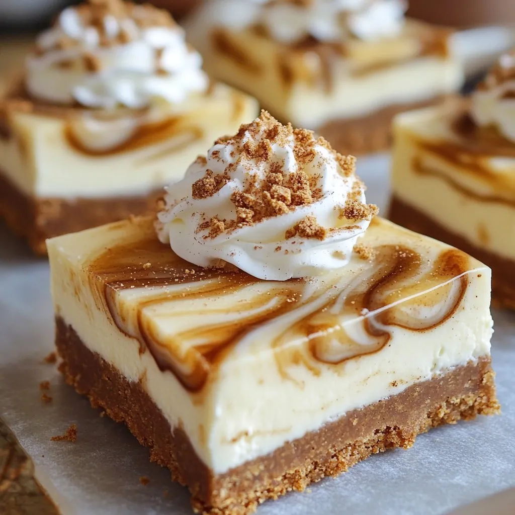No Bake Gingerbread Cheesecake Bars Delightful Treat