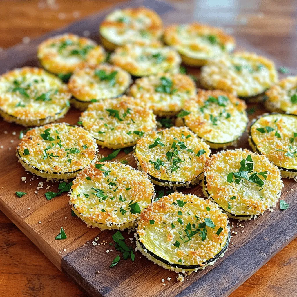 Baked Parmesan Zucchini Crispy and Flavorful Snack