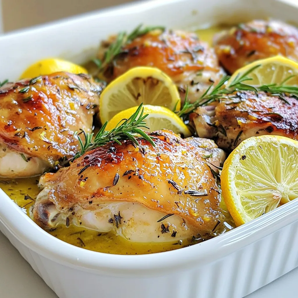 Juicy Lemon Herb Baked Chicken Simple and Tasty Meal