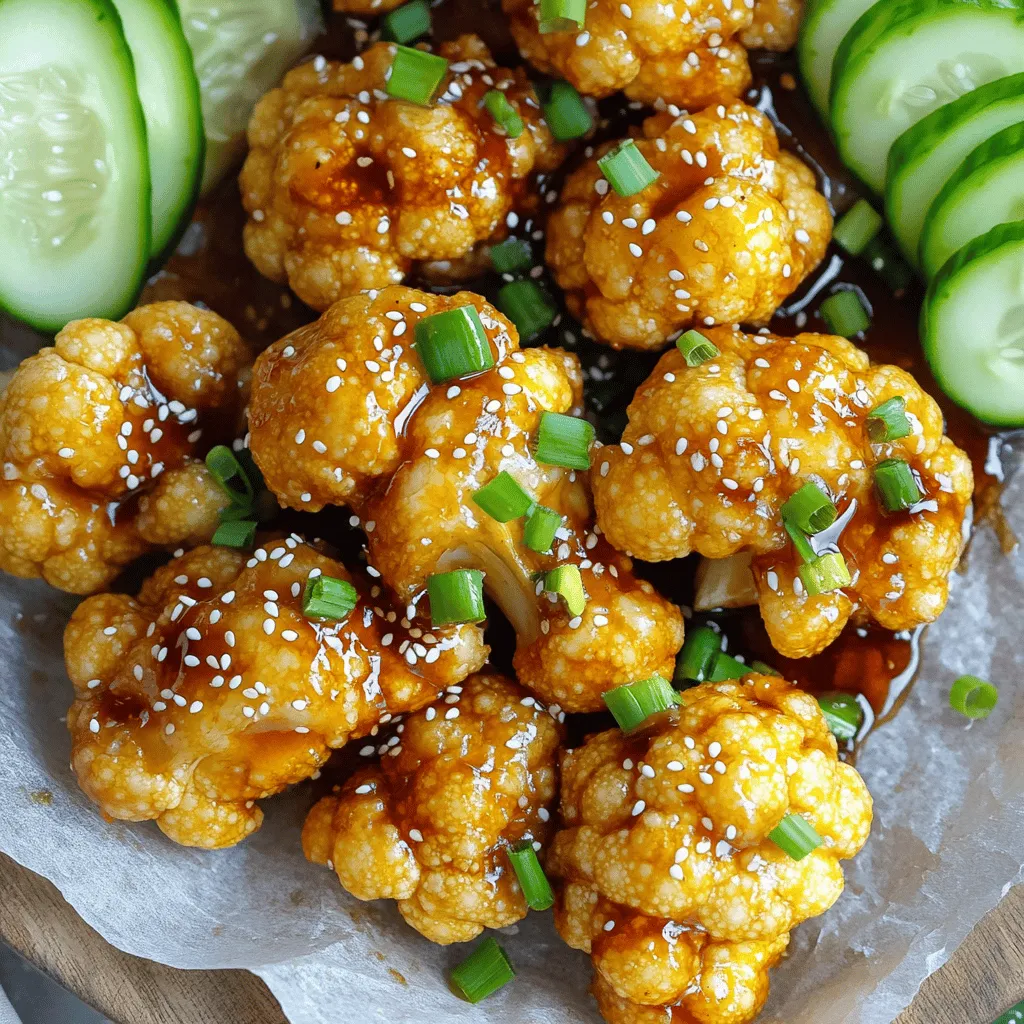 Savory Air Fryer Teriyaki Cauliflower Wings Recipe