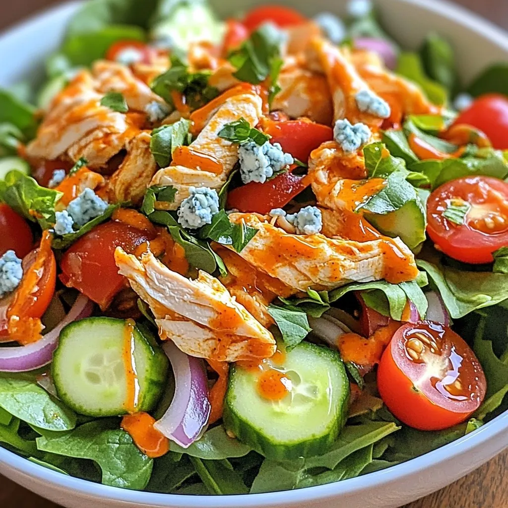 Ten-Minute Buffalo Chicken Salad Quick and Tasty Meal