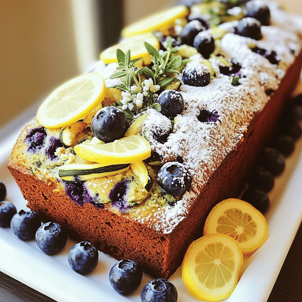 Blueberry Lemon Zucchini Bread Tasty &#038; Easy Recipe