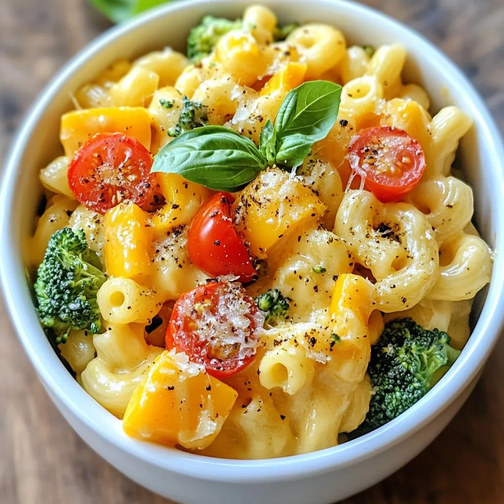 One Pot Veggie Mac &#038; Cheese Quick and Creamy Meal