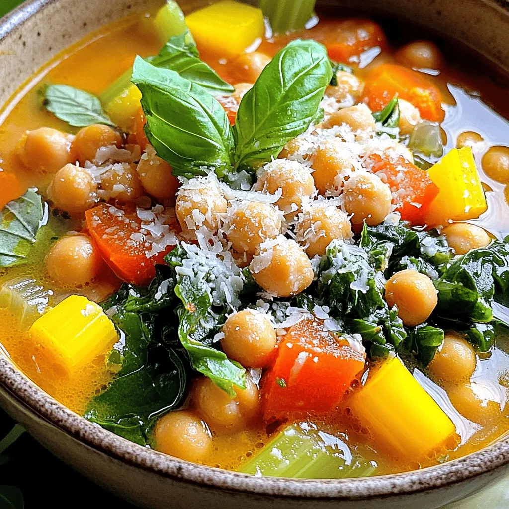 Tuscan Chickpea Soup Flavorful and Nourishing Dish
