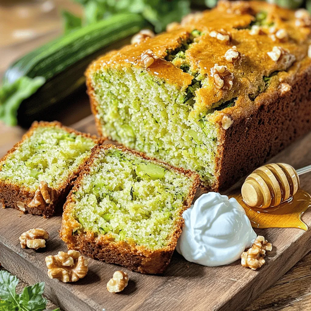 Greek Yogurt Zucchini Bread Savory and Moist Recipe