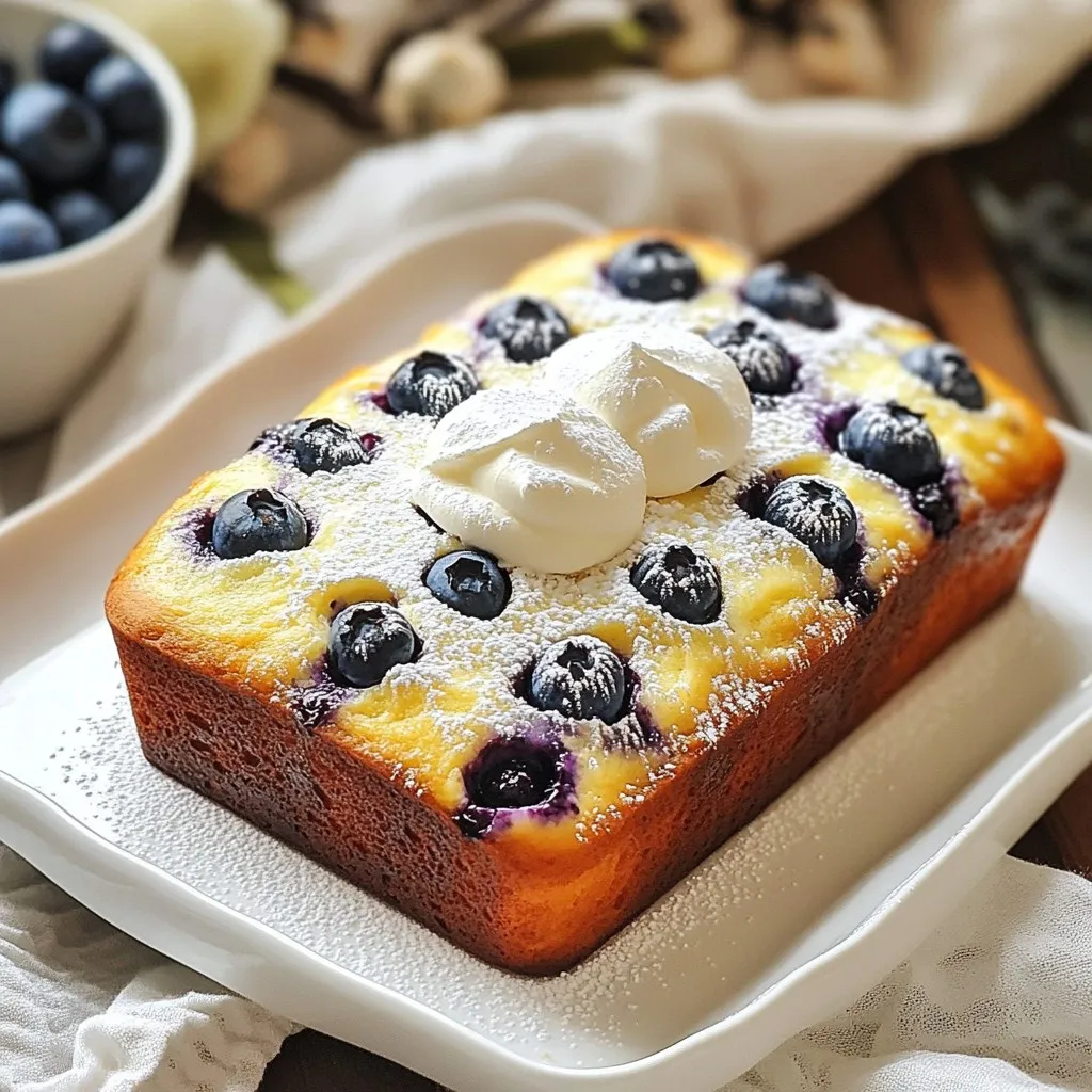 Blueberry Cream Cheese Bread Delightful and Simple Recipe