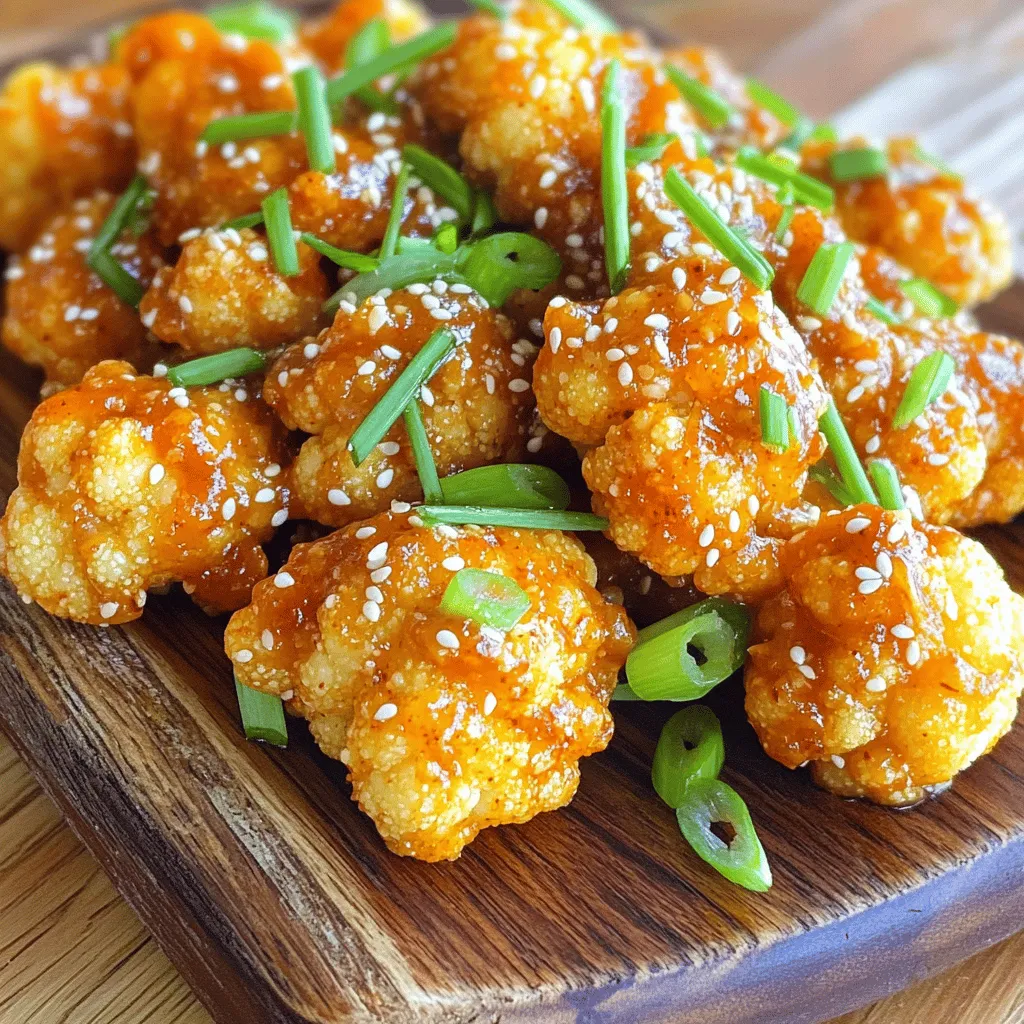 Bang Bang Cauliflower Crisp and Flavorful Treat