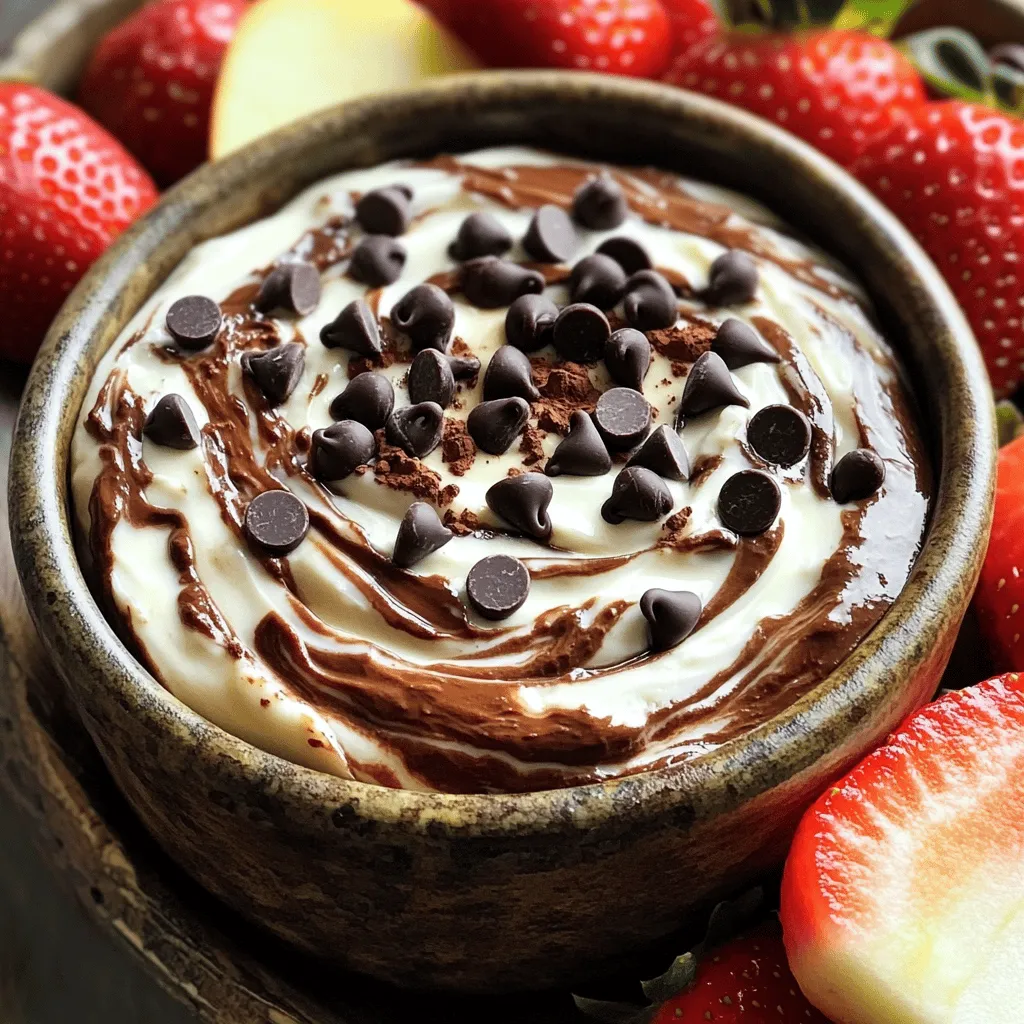 Greek Yogurt Brownie Batter Dip High Protein Delight