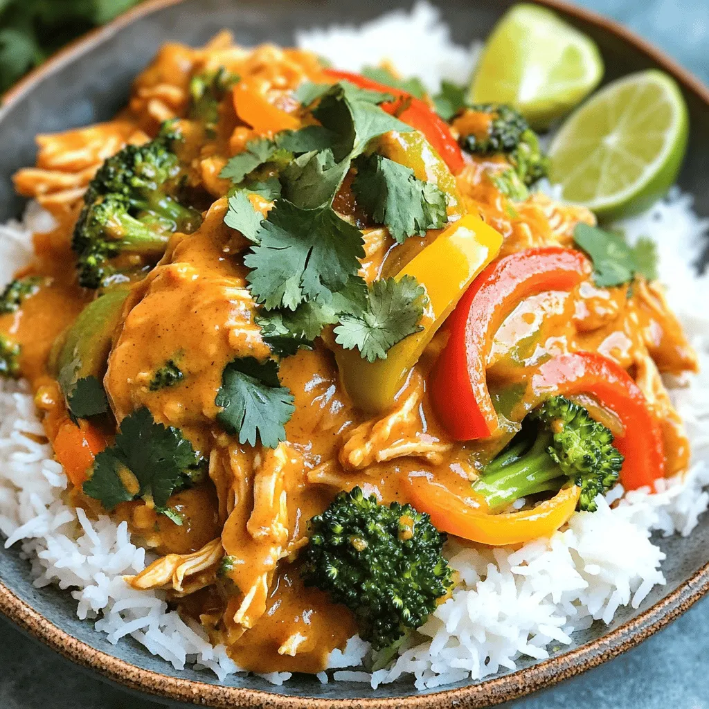 Slow Cooker Thai Peanut Chicken Flavorful Comfort Meal