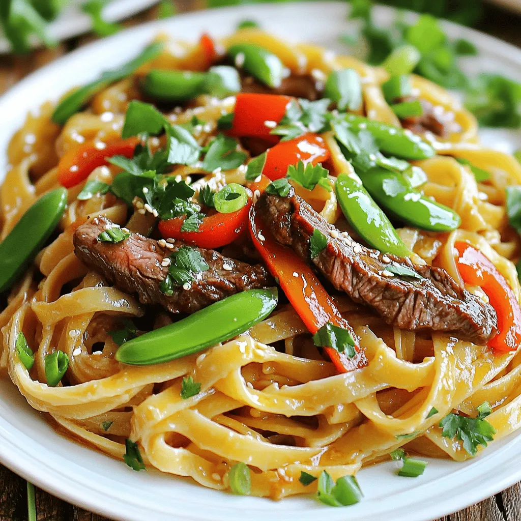 Sweet and Spicy Garlic Steak Pasta Flavor Explosion