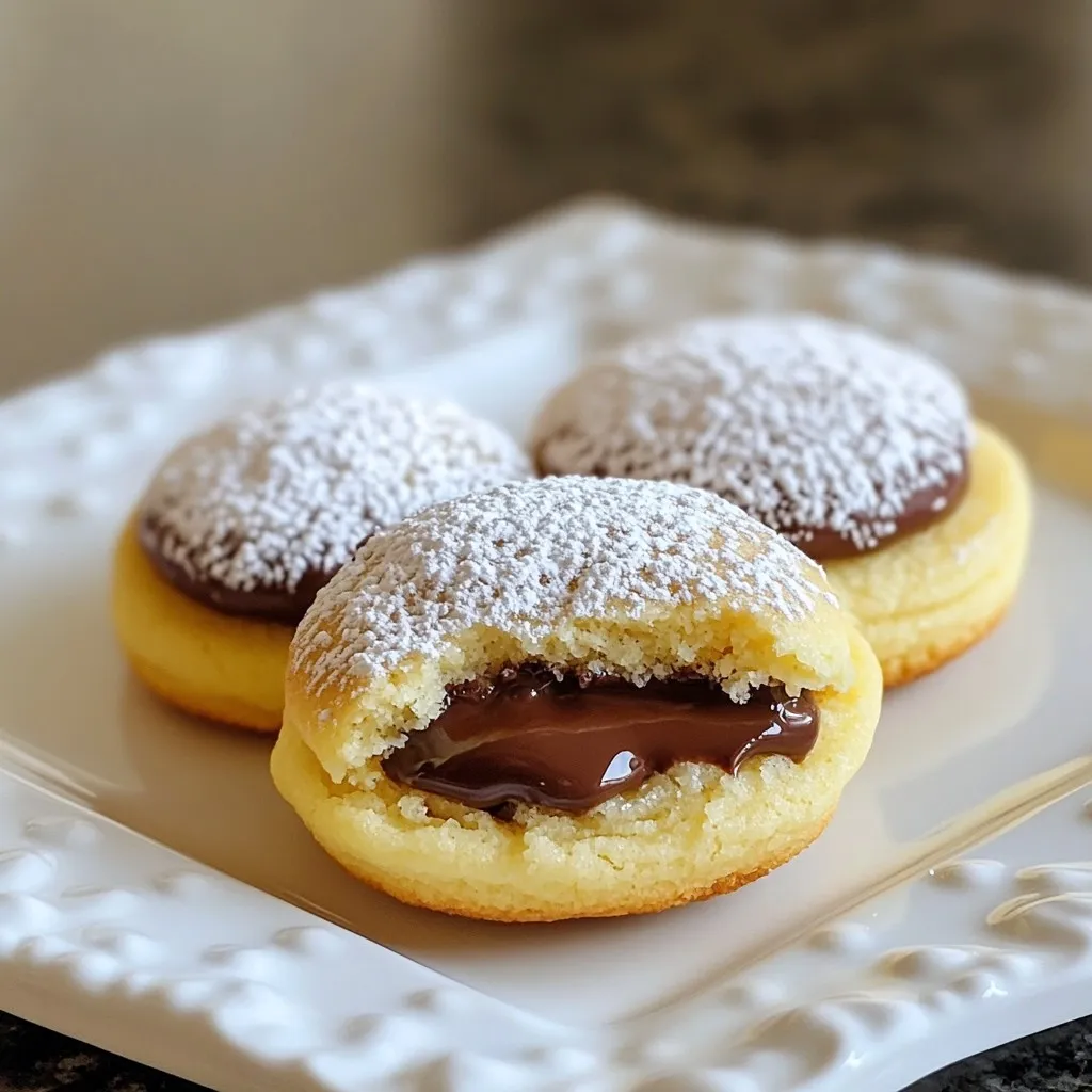 Nutella Lava Cookies Delightfully Chewy and Rich
