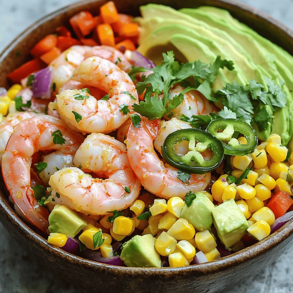Chili Lime Shrimp &#038; Corn Avocado Salad Delight