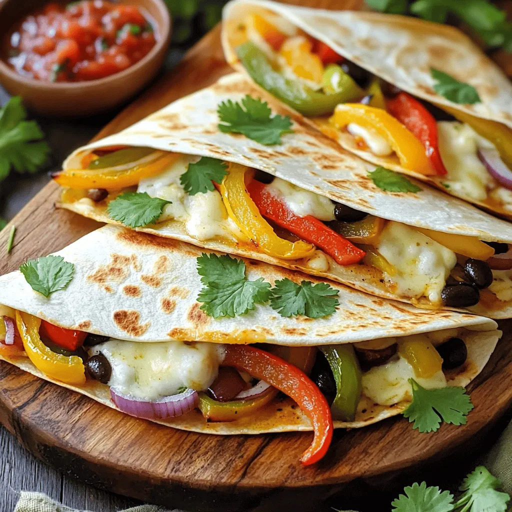 Sheet Pan Fajita Veggie Quesadillas Deliciously Easy