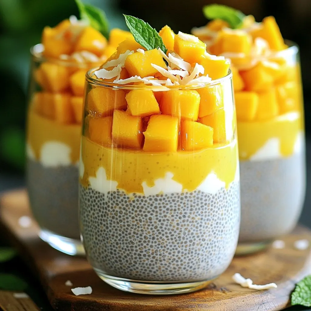 Mango Coconut Chia Pudding Easy and Delicious Treat