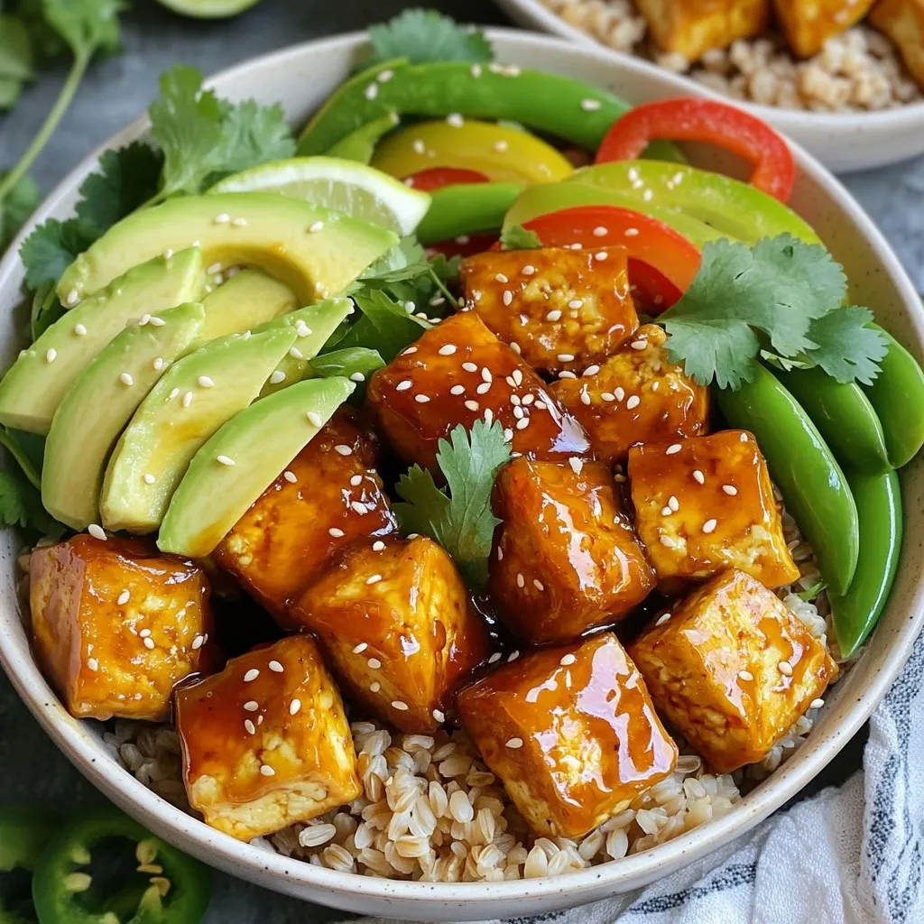 Minute Honey Sriracha Tofu Bowls Flavorful Meal Prep