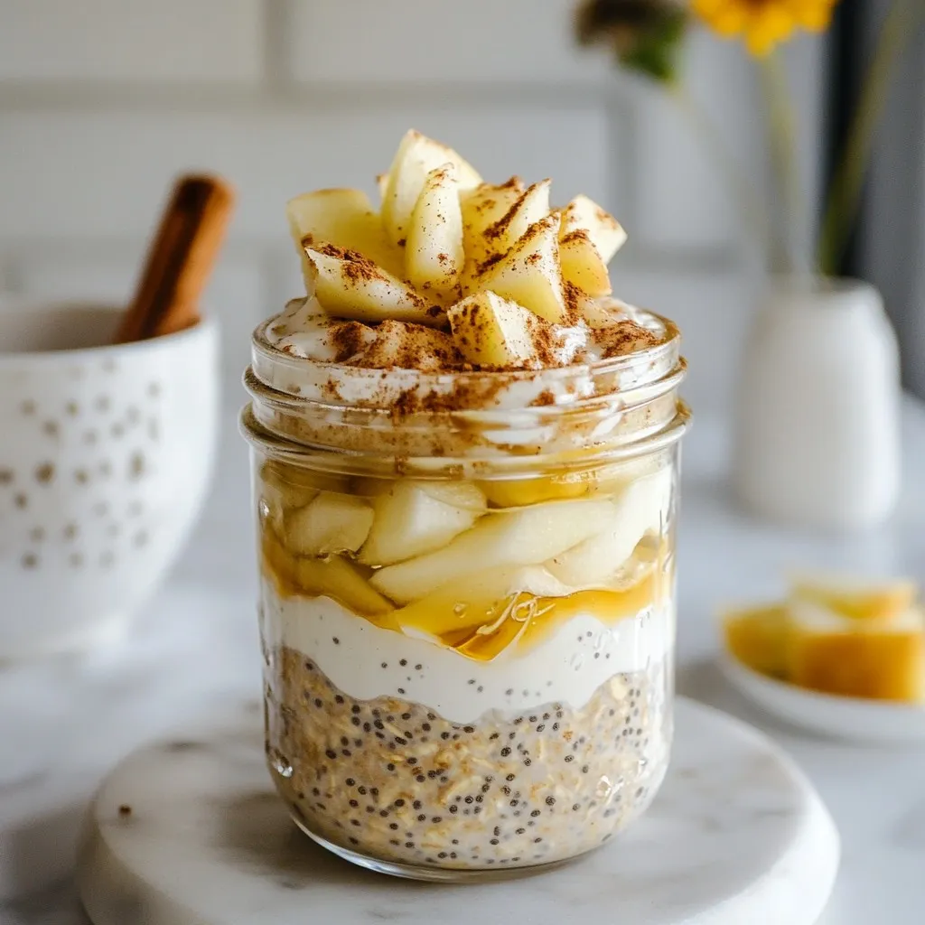 Cinnamon Roll Overnight Oats Wholesome Breakfast Treat
