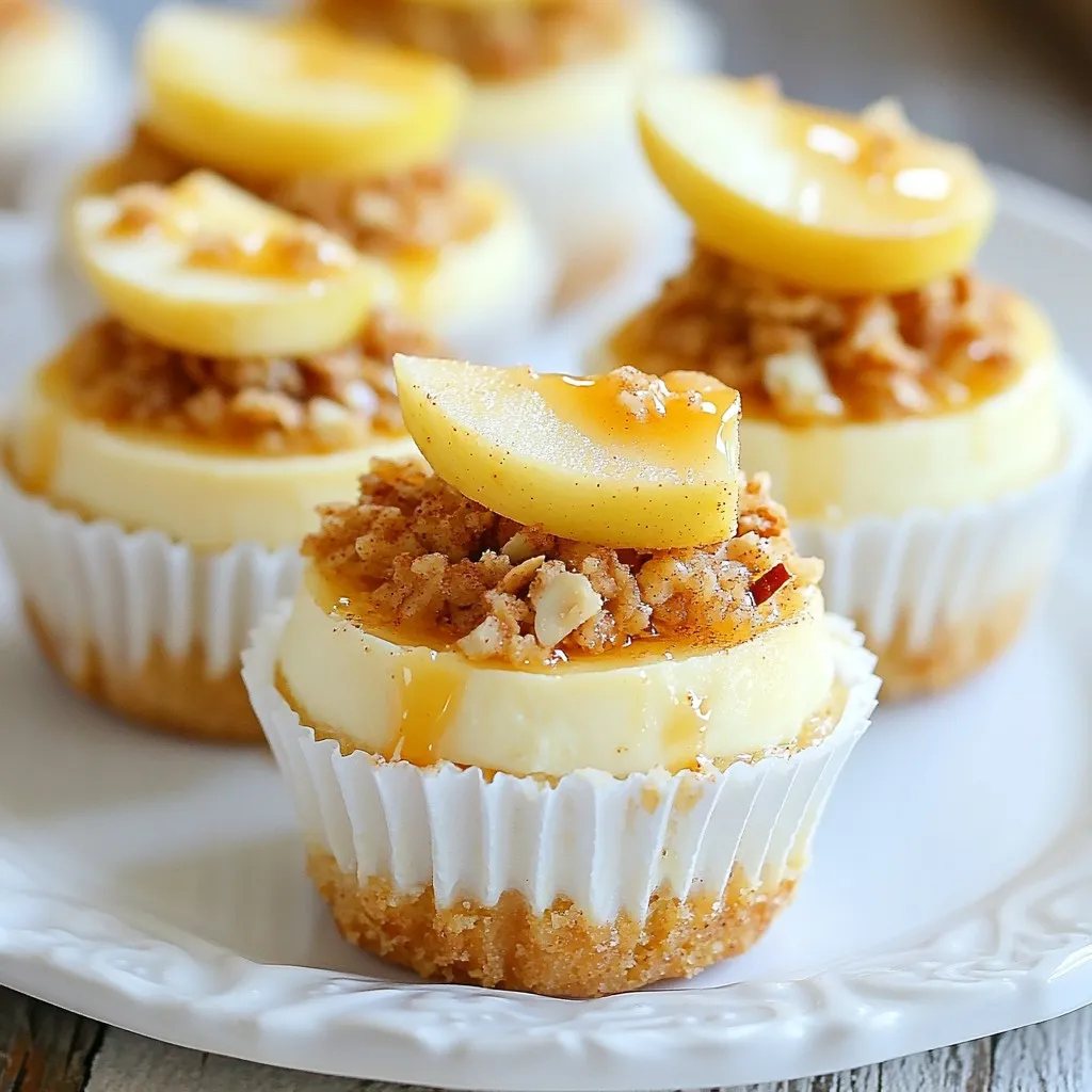 Apple Crisp Mini Cheesecakes Delightful and Easy Treat