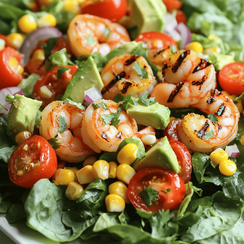 Grilled Mexican Shrimp Salad Fresh and Flavorful Meal