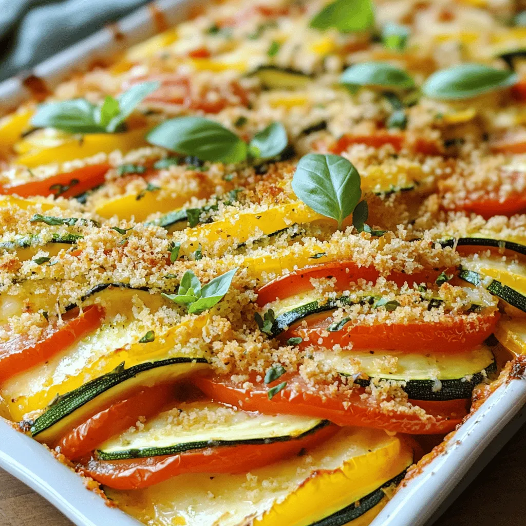 Zucchini Tomato Gratin Flavorful and Easy Recipe