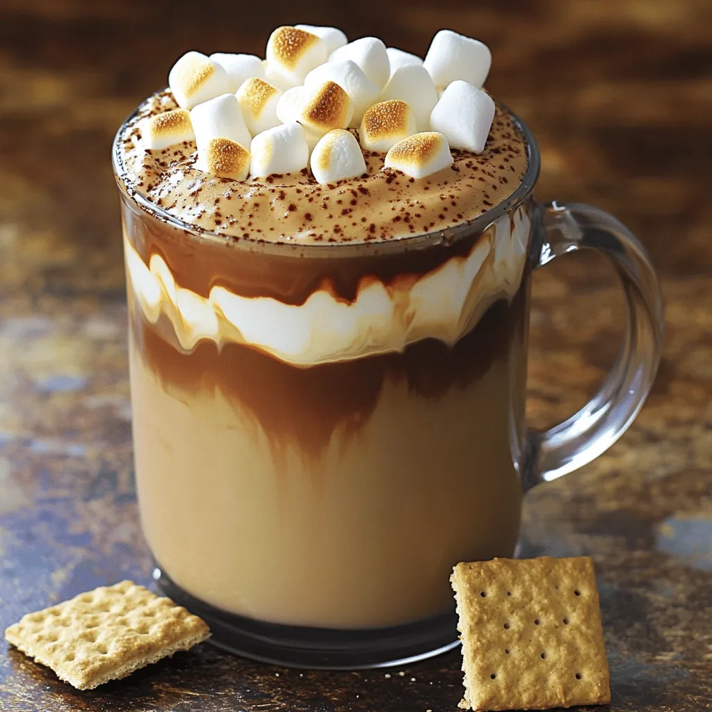 Campfire S&#8217;mores Latte Delightful and Cozy Drink