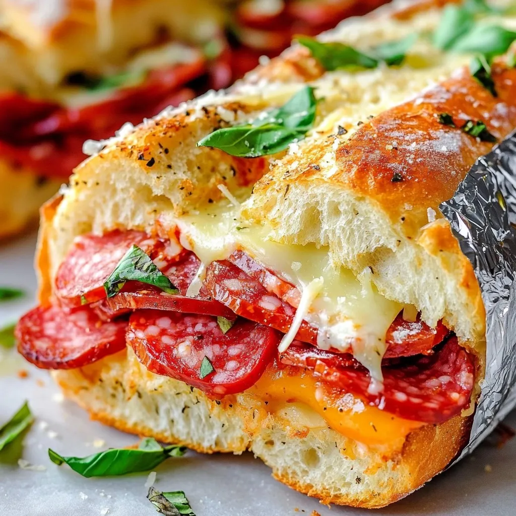 Baked Italian Grinder Sandwich Flavorful and Easy Meal