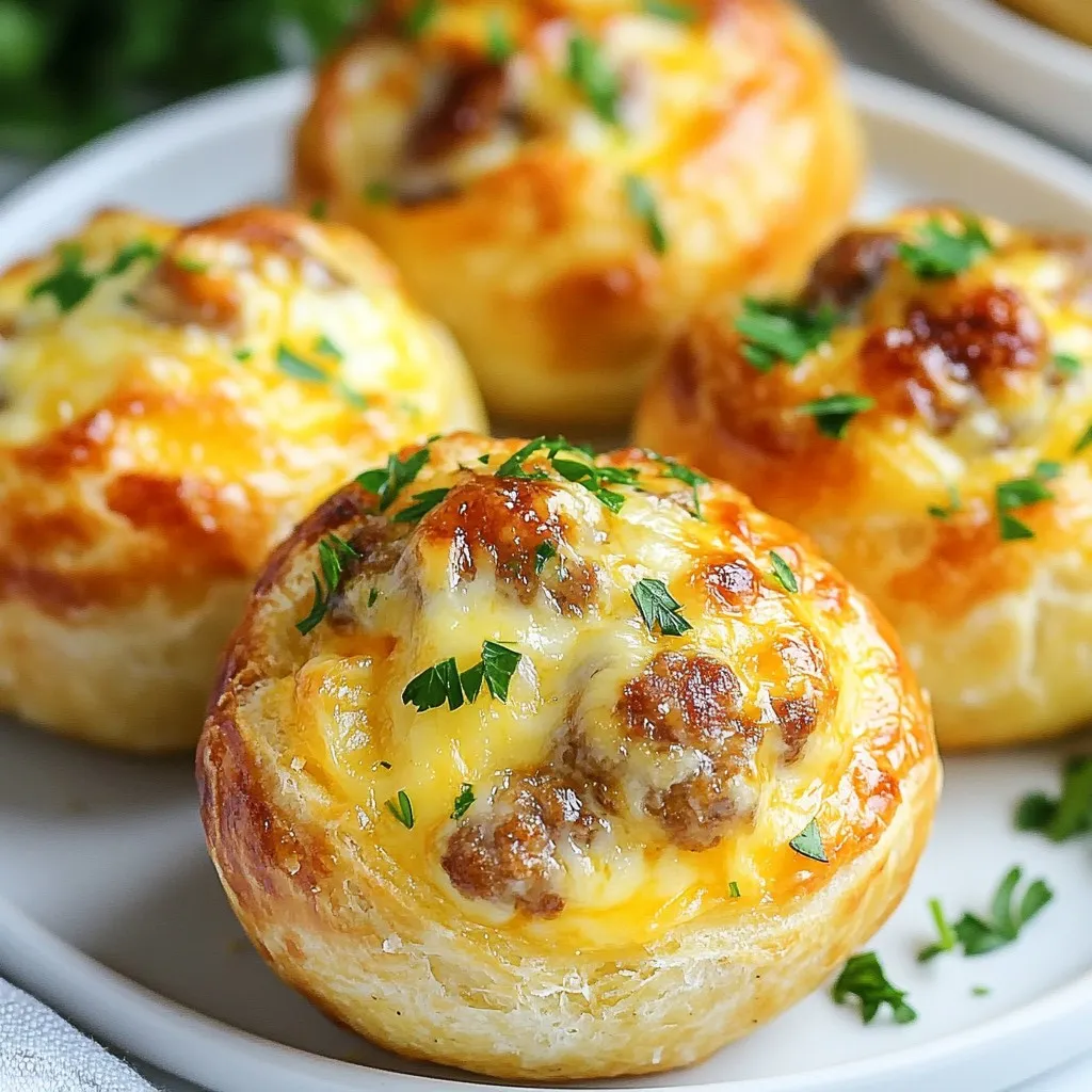 Cheesy Sausage Breakfast Bombs Simple and Tasty Treat
