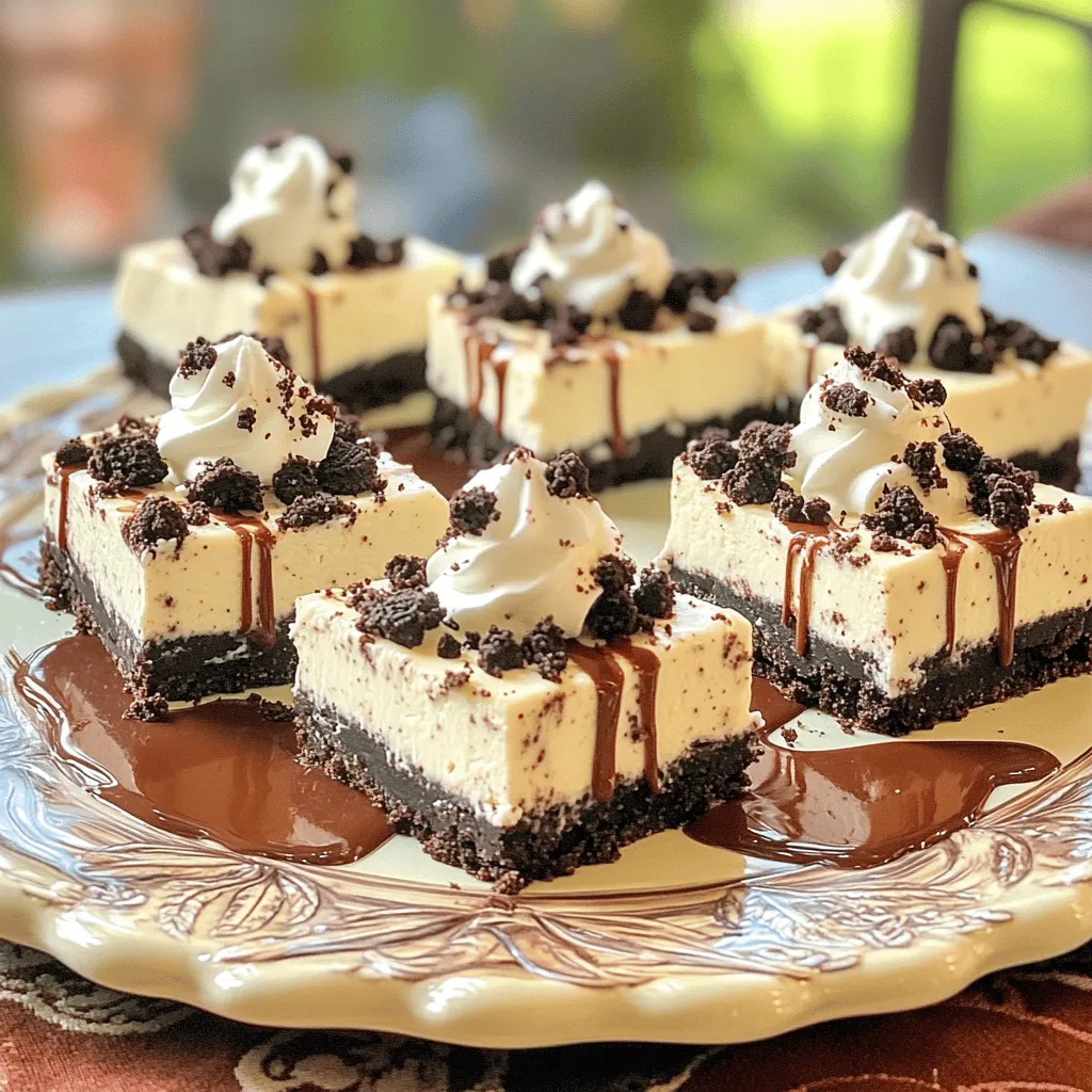 No-Bake Oreo Cheesecake Bars Simple and Delicious Treat