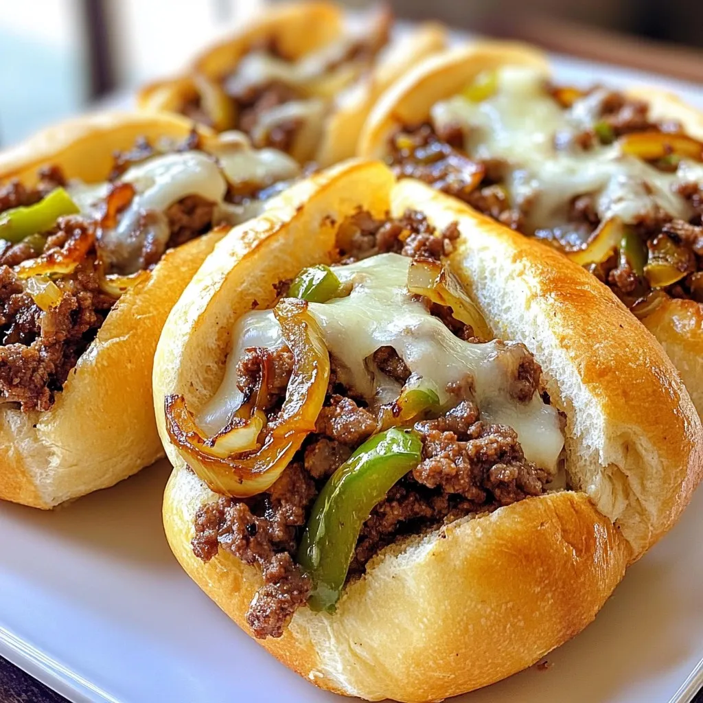 Ground Beef Philly Cheesesteaks Quick and Tasty Meal