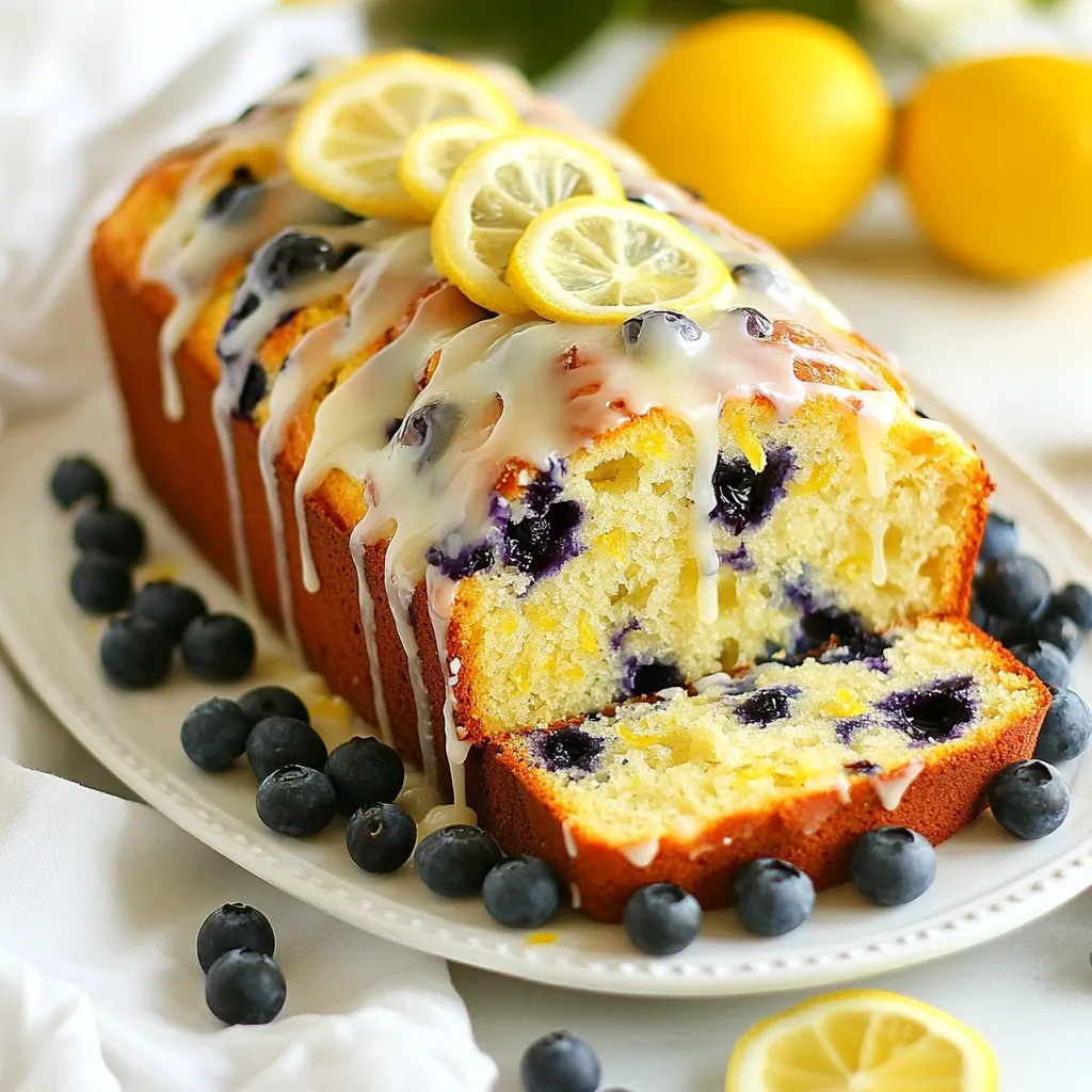 Lemon Blueberry Bread Simple and Tasty Recipe